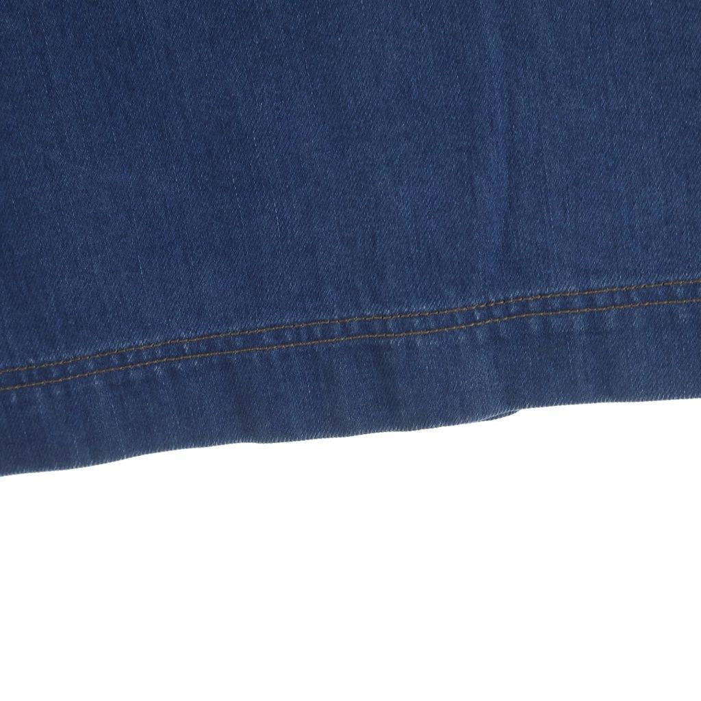 STELLA McCARTNEY (ステラマッカートニー) ファラベラ バックステッチデザイン ジップフライ ハーフバギーデニムパンツ ショーツ レディース インディゴ 380472 SEH56