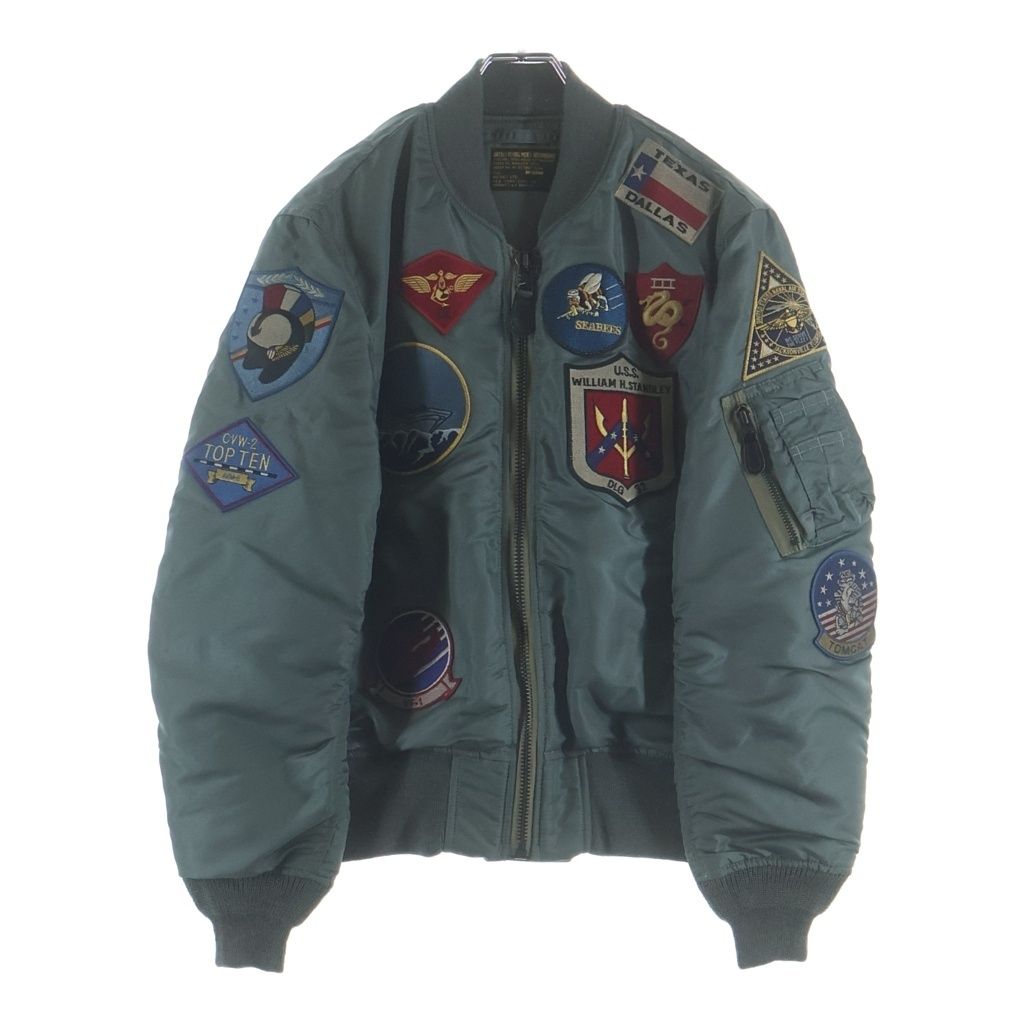 AVIREX (アヴィレックス) TOP GUN MA-1 CUSTOM トップガン カスタム フライトジャケット ブルゾン カーキ 783-5952040