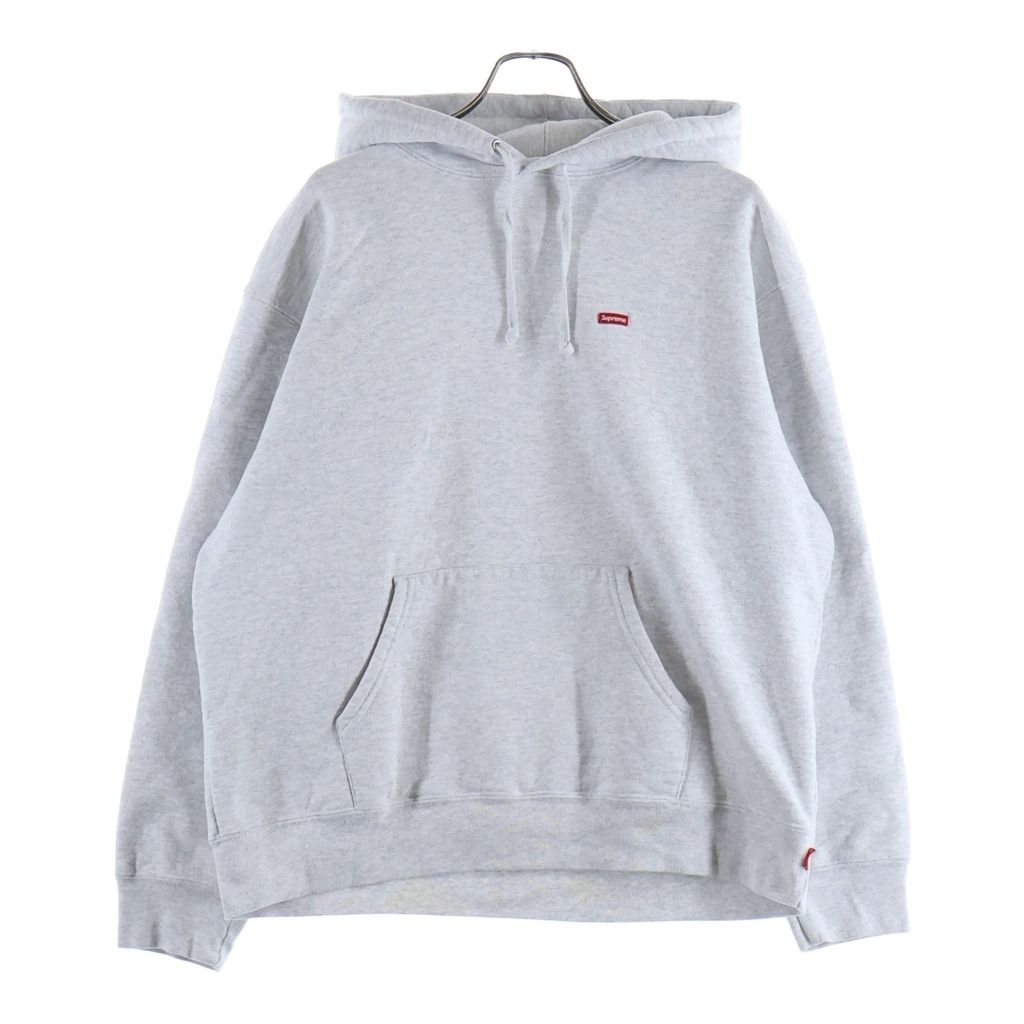 SUPREME (シュプリーム) Small Box Logo Hooded Sweatshirt スモールボックスロゴ プルオーバーパーカー フーディー グレー