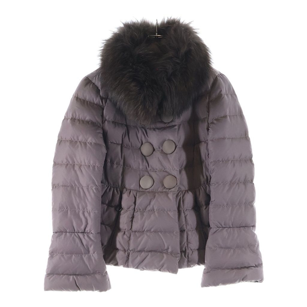 MONCLER (モンクレール) KELLYFUR GIUBBOTTO 020934539690 53083 ケリーファージュボット ナイロンダウンジャケット レディース パープル