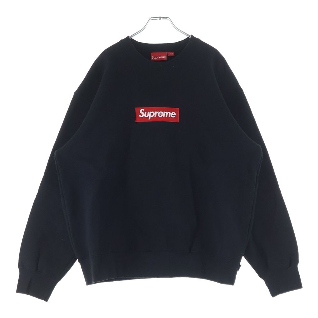 SUPREME (シュプリーム) 22AW Box Lox Crewneck Sweatshirt ボックスロゴ クルーネックスウェットトレーナー ブラック