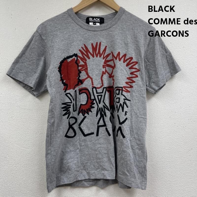 ブラックコムデギャルソン 日本製 パンク グラフィック プリント Tシャツ 1Q-T004 メンズ M ISItems【USED】【古着】【中古】50164567