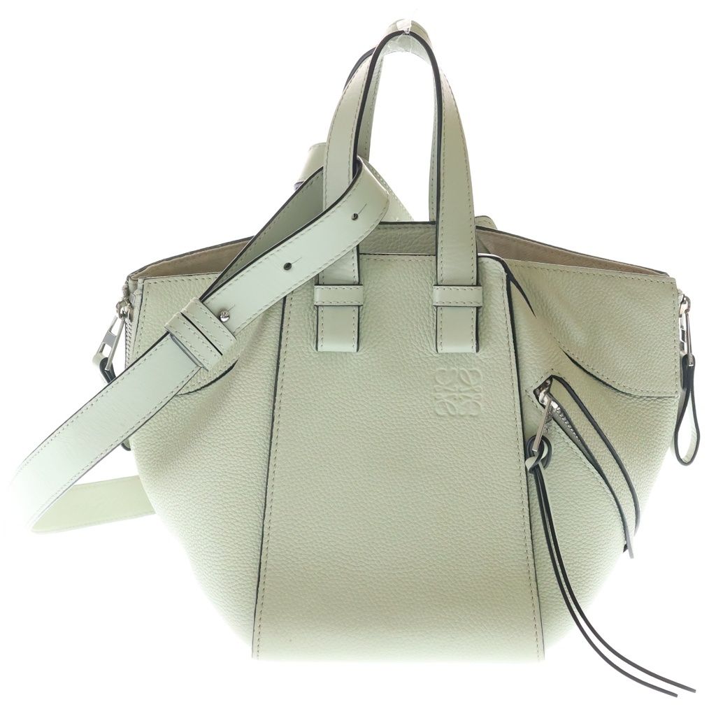 LOEWE (ロエベ) ハンモックバッグ コンパクト ショルダーバッグ ライトグリーン