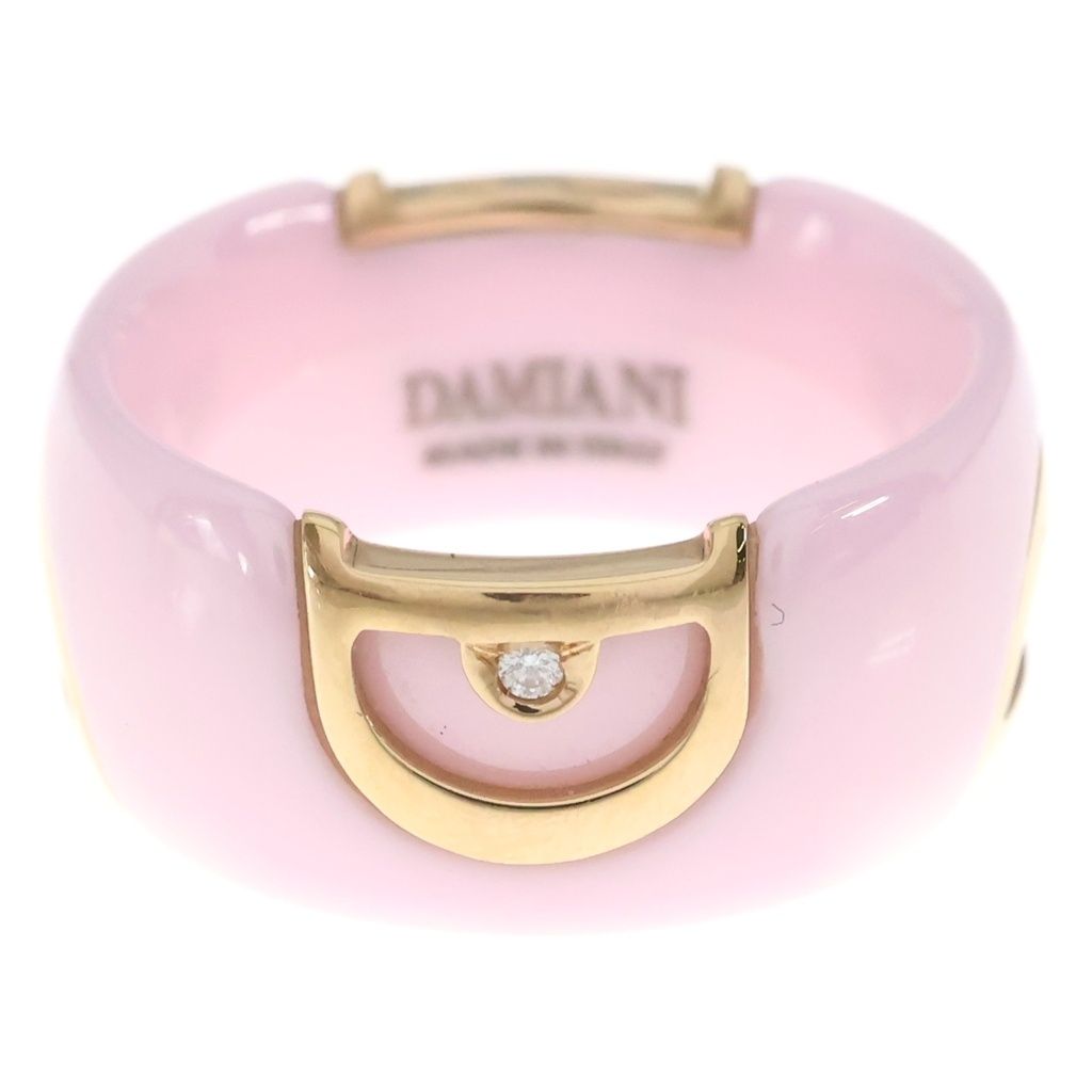 DAMIANI (ダミアーニ) D.アイコン ダイヤ リング ピンク×イエローゴールド Au750YG #12 46,200円