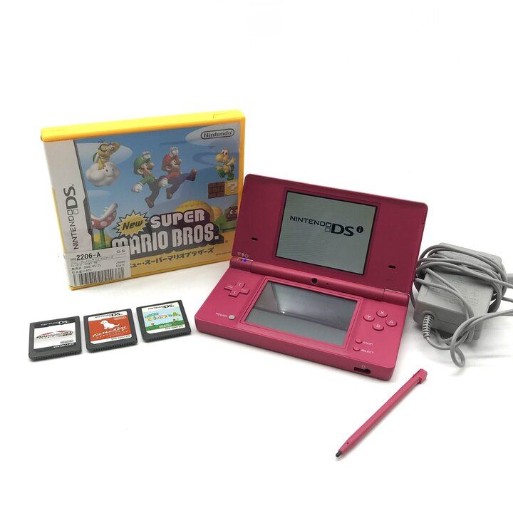 美品 任天堂 Nintendo ニンテンドー DSi 本体 ピンク スーパーマリオ