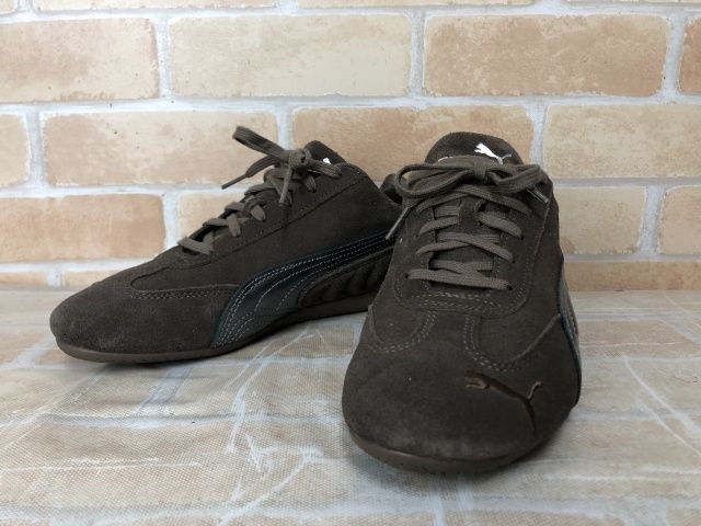 【中古】 PUMA プーマ SPEEDCAT LUX 408198-01 ブラウン US6（24cm） 111455821