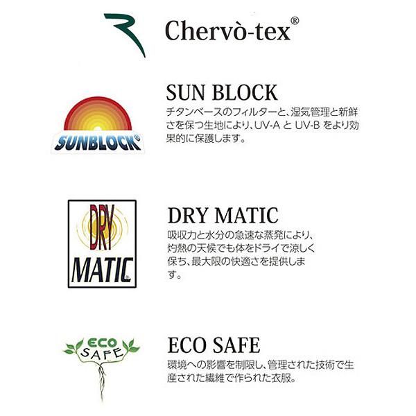 シェルボ CHERVO レディース 春夏 吸水速乾 UVカット カラーブロック半袖ポロシャツ サイズ44（実寸サイズ42相当） 032-28441-ch-b-04a