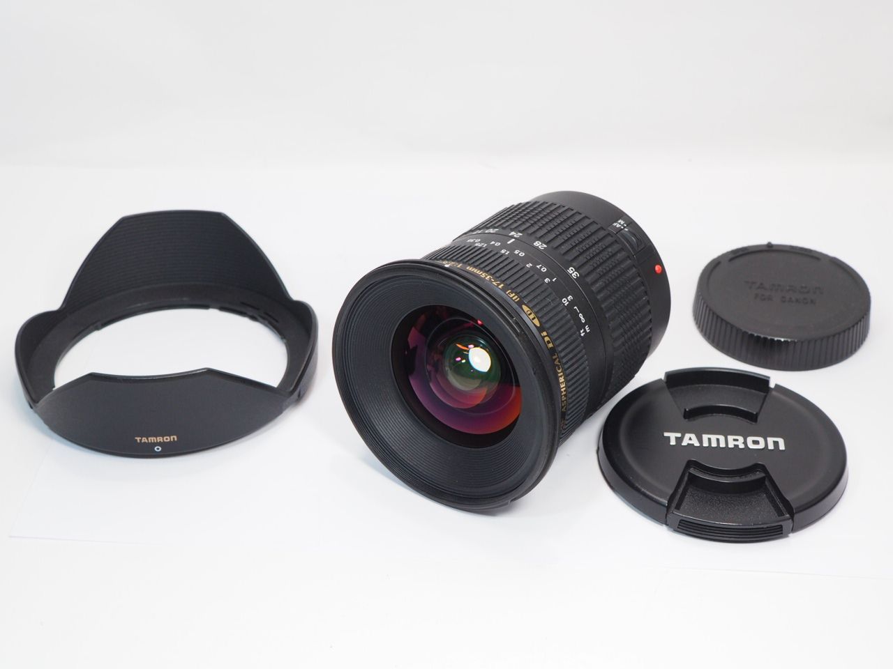 美品 送料無料 作動確認済 TAMRON SP AF 17-35mmF2.8-4 Di LD IF Canon EF用 フード付き タムロン 管TM9700