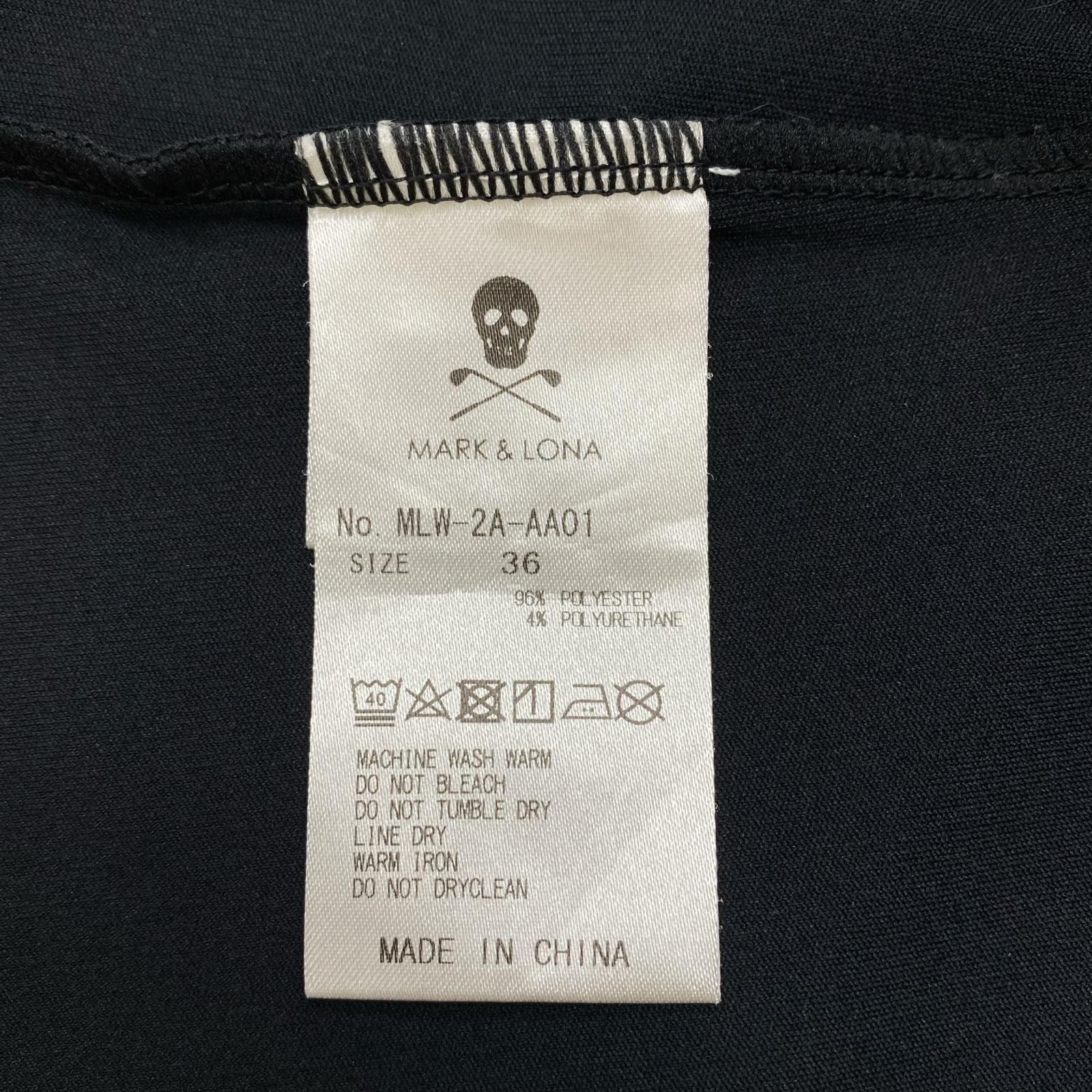 ゴルフ レディース マークアンドロナ MARK&LONA 半袖シャツ 36(S