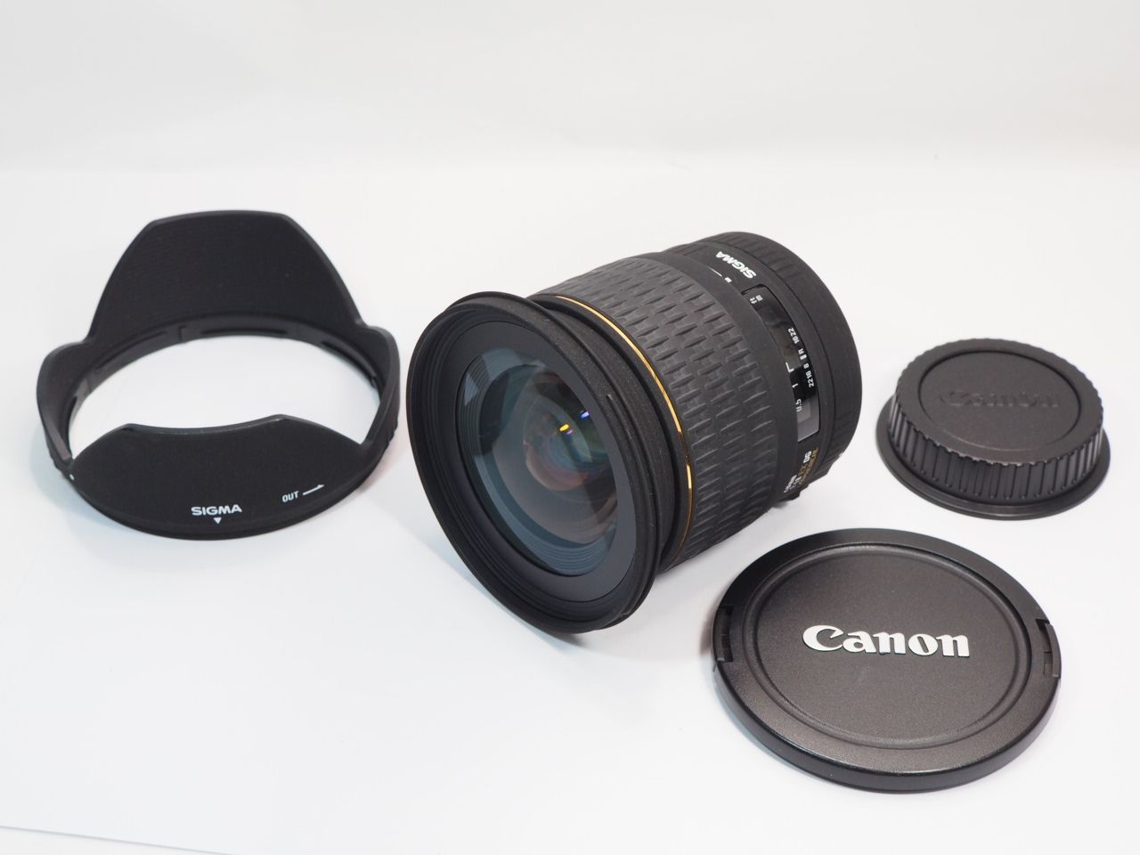 送料無料 SIGMA 20mm F1.8 EX DG キヤノン EOS EF用 シグマ 管SI9701