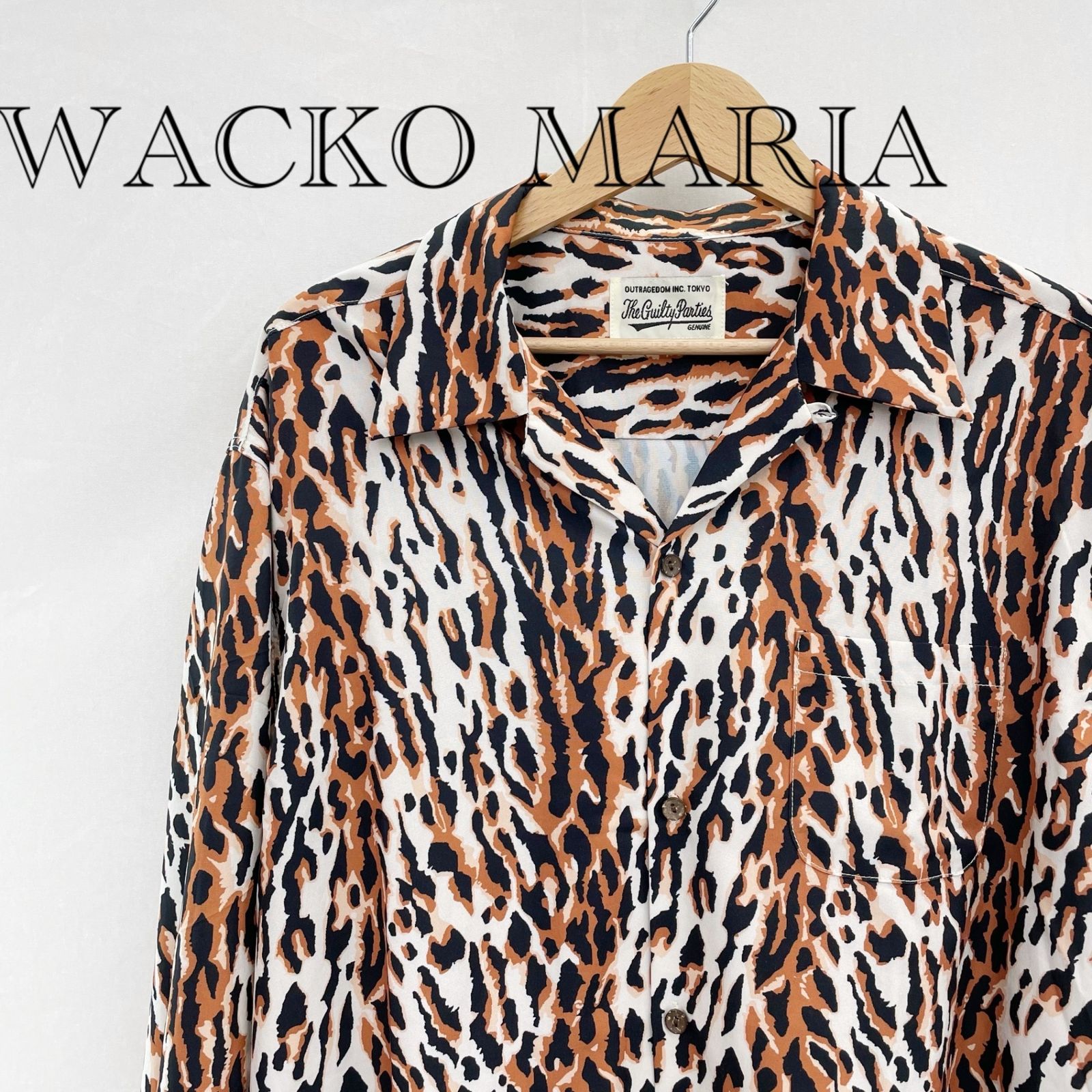 WACKO MARIA ワコマリア レオパード アロハシャツ ヒョウ柄 メンズ size XL _232