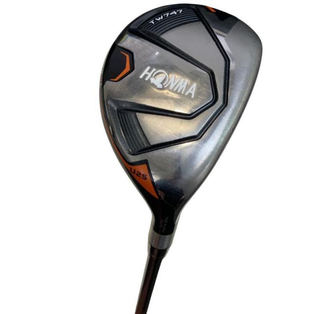 【中古】 本間ゴルフ TOUR WORLD TW747 25° ユーティリティ UT VIZARD UT-H7 (フレックスその他) メンズ 男性用 右利き 右用 Cランク ゴルフクラブ