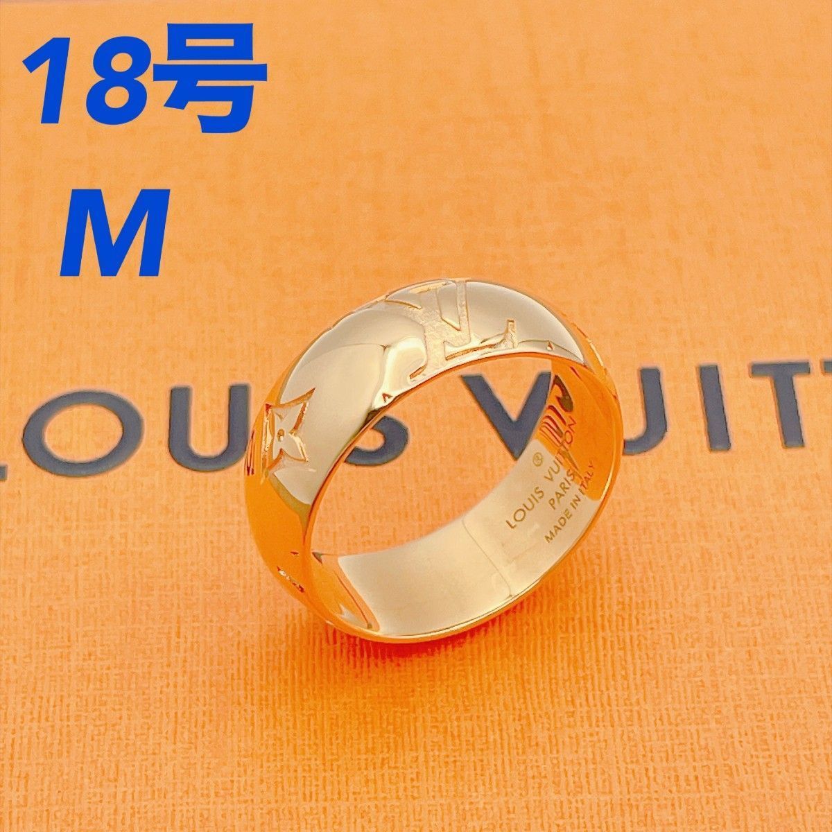 ◇ルイヴィトン◇新品仕上済 LOUIS VUITTON M80189 リングネックレス リング ゴールド OB0291 5.10g 20,945円