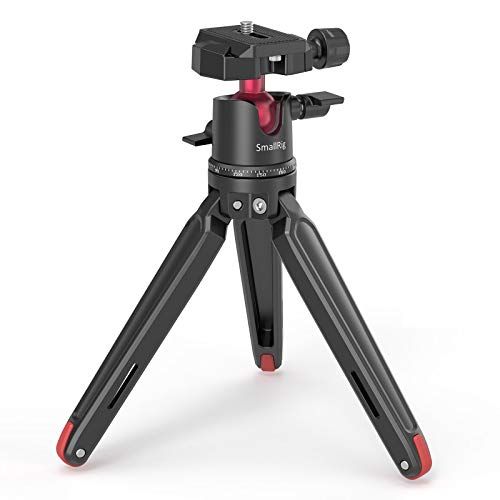 SmallRig ミニ三脚 一眼レフカメラ三脚 コンパクト アルカスイス自由雲台付き三脚 アルミ製- BUT2664t 9ce9561c