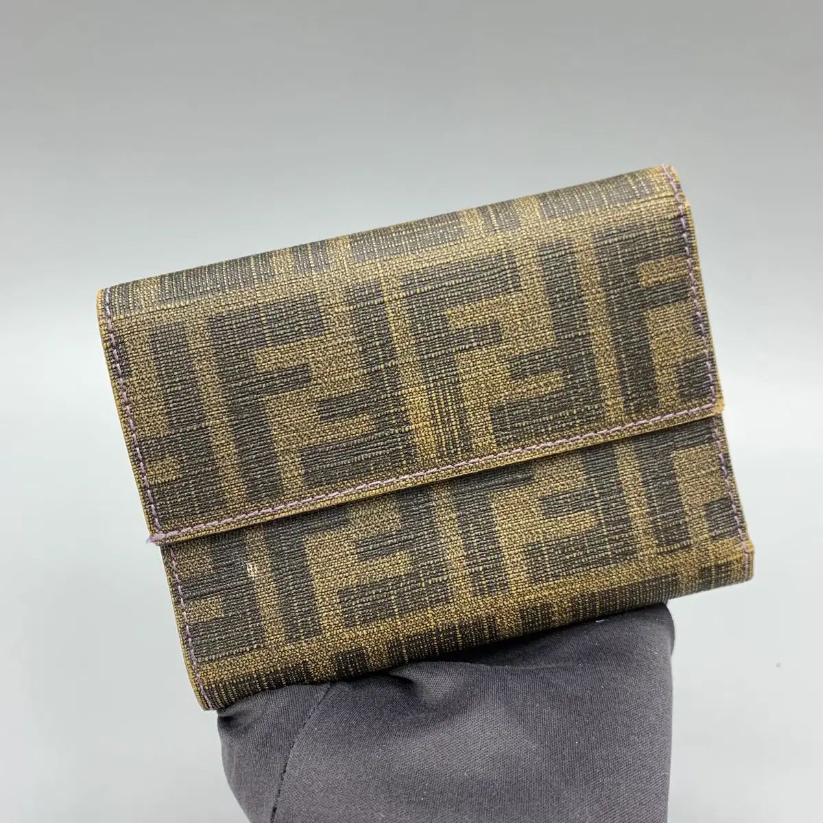 267003367 FENDI SLG ZUCCA 8M0026 COMPAC