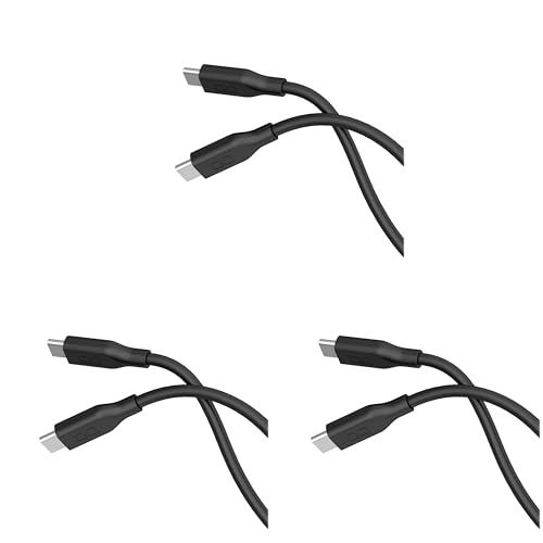 CIO 柔らかいシリコンケーブル C to C (USB Type-C/USB-C) 240W PD 急速 充電ケーブル 絡まない iPhone 17 / 16 / 15 / Macbook Pro/Air/iPad/ノートパソコン Galaxy Googym
