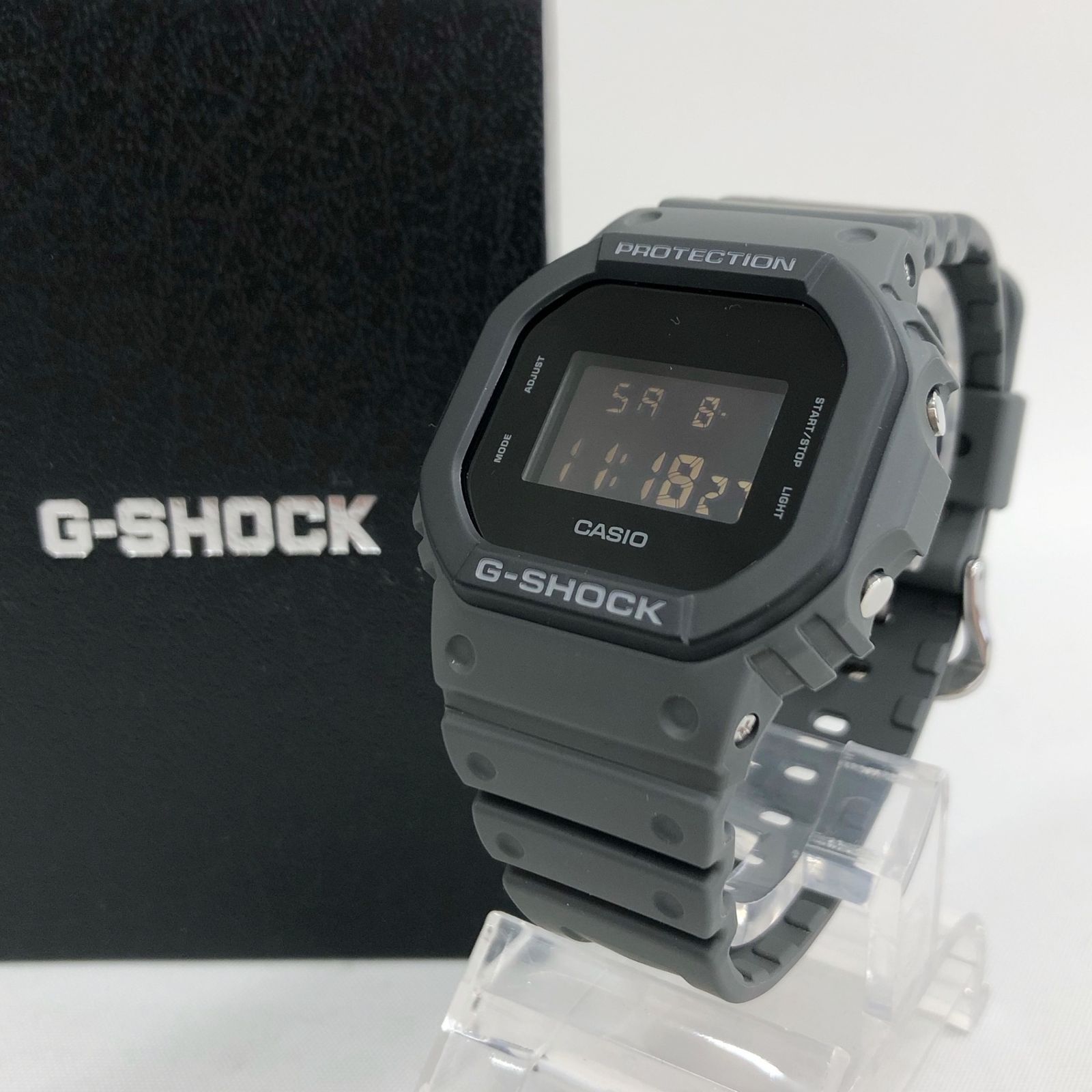 未使用に近い CASIO G-SHOCK DW-5610UU-8JF グレー Urban utility series 腕時計 Gショック カシオ 234
