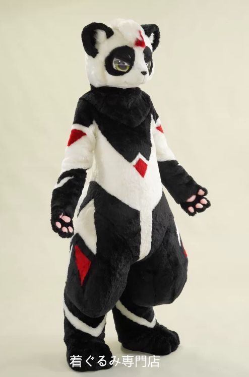 狼　犬　猫　着ぐるみ 　ヘッド ケモノ ファースーツ ぬいぐるみ コスプレ コスチューム Kurumi 一点物 D612