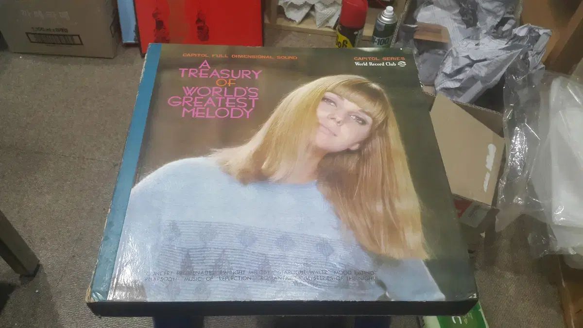 ミントグレード LP/ポップ ー A treasure of world ' s greatest melody 8 腸 ボックス セット
