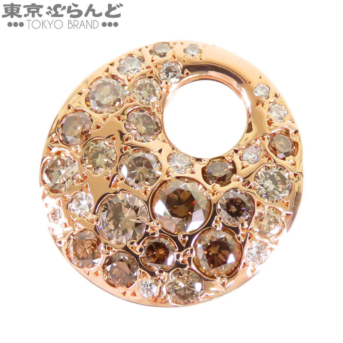 カシケイ KASHIKEY メランジェ ペンダントトップ ブラウンゴールド K18BG ブラウンダイヤモンド 1.00ct レディース 仕上済 101881977 75,625円