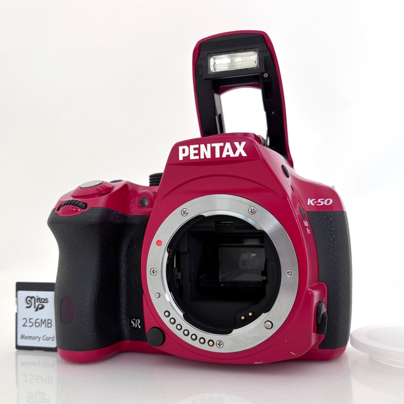 撮影枚数5,355枚【ペンタックス】PENTAX K-50 レッド デジタル一眼レフカメラ #T981A