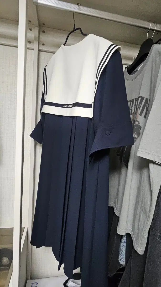 LUCKY CHOUETTE ラッキーシュエトゥ ネイビーONE PIECE (サイズ36