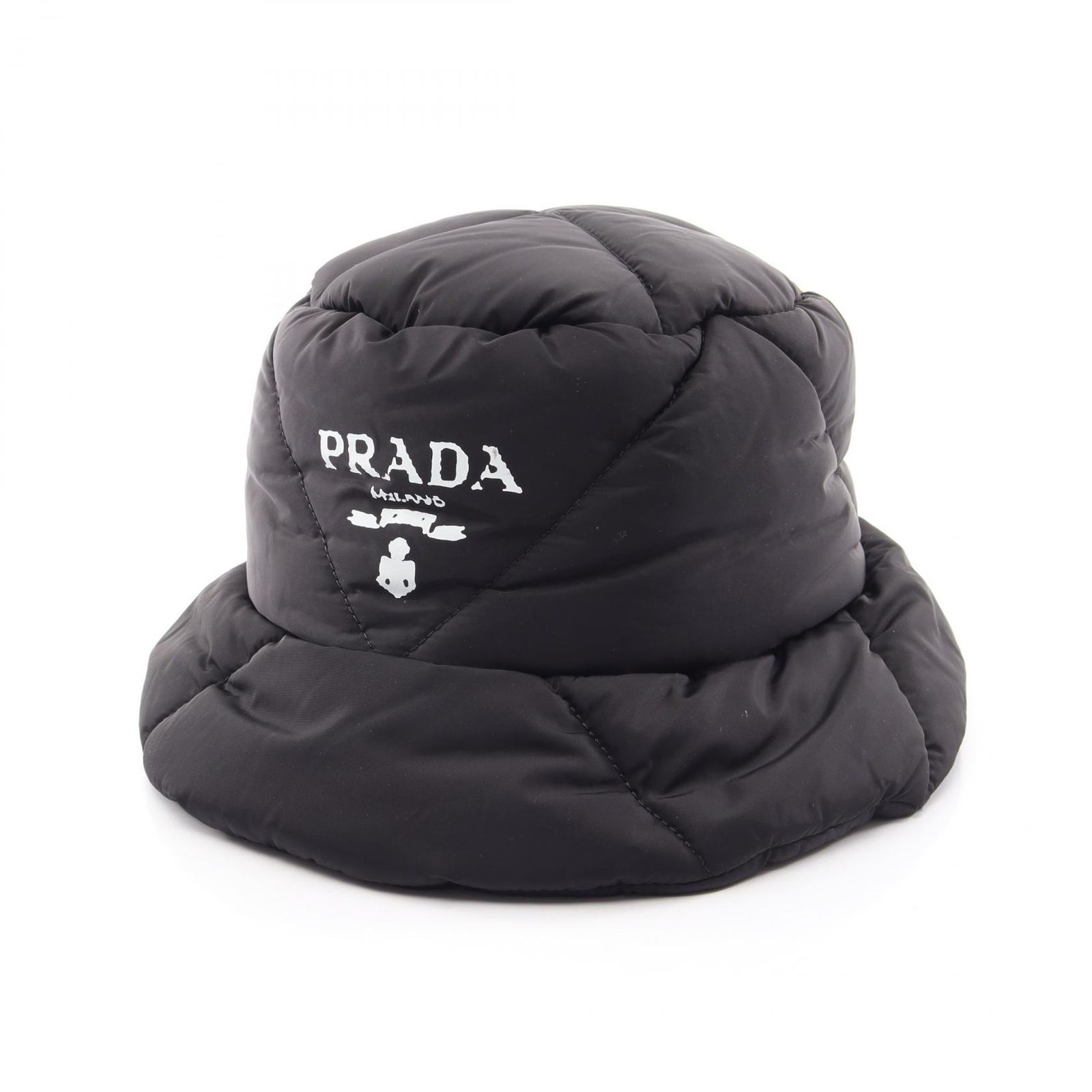 プラダ PRADA ハット Re-Nylon バケット 2HC252 ナイロン バケットハット レディース Used A