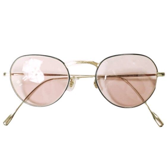 EYEVAN アイヴァン 日本製 FREED G-C フリード ボストンサングラス Gold/Black/Light Pink 47□20-145 眼鏡 メガネ g25808