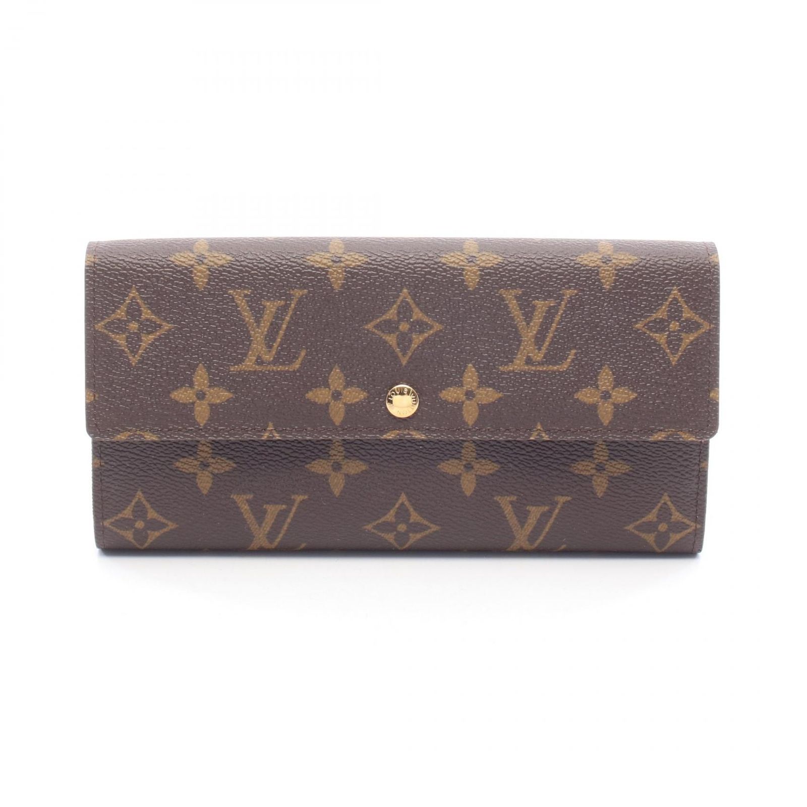 ルイ・ヴィトン LOUIS VUITTON 二つ折り長財布 ポルトフォイユ サラ M61734 レザー ポルトフォイユ・サラ レディース Used A