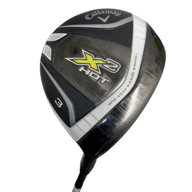 【中古】 キャロウェイ X2 HOT 3W フェアウェイウッド FW X2 HOT(フェアウェイ) (フレックスR) メンズ 男性用 右利き 右用 Cランク ゴルフクラブ