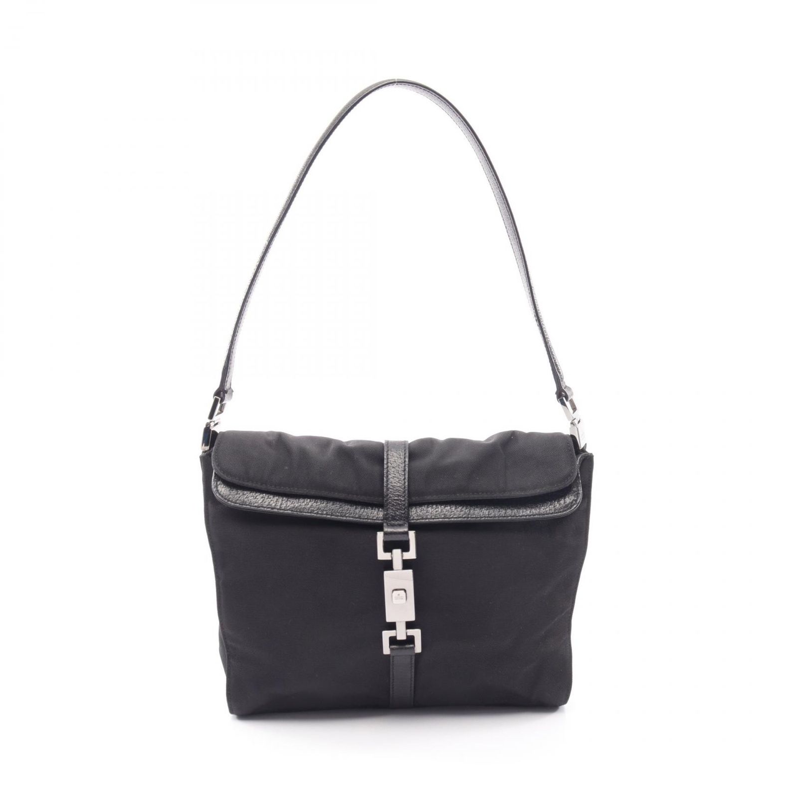 グッチ GUCCI ショルダーバッグ ジャッキー ナイロン レザー ジャッキーワンショルダー レディース Used B