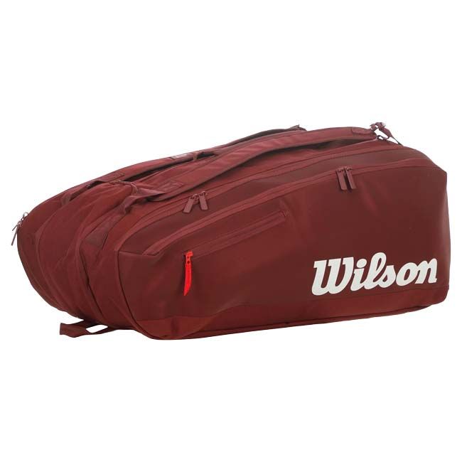 【１５本収納】ウィルソン(Wilson) 2026 DEFYER ディファイア V1 ラケットバッグ 15PK テニスバッグ WR8058001001 バーガンディ(26y7m)(040029708)