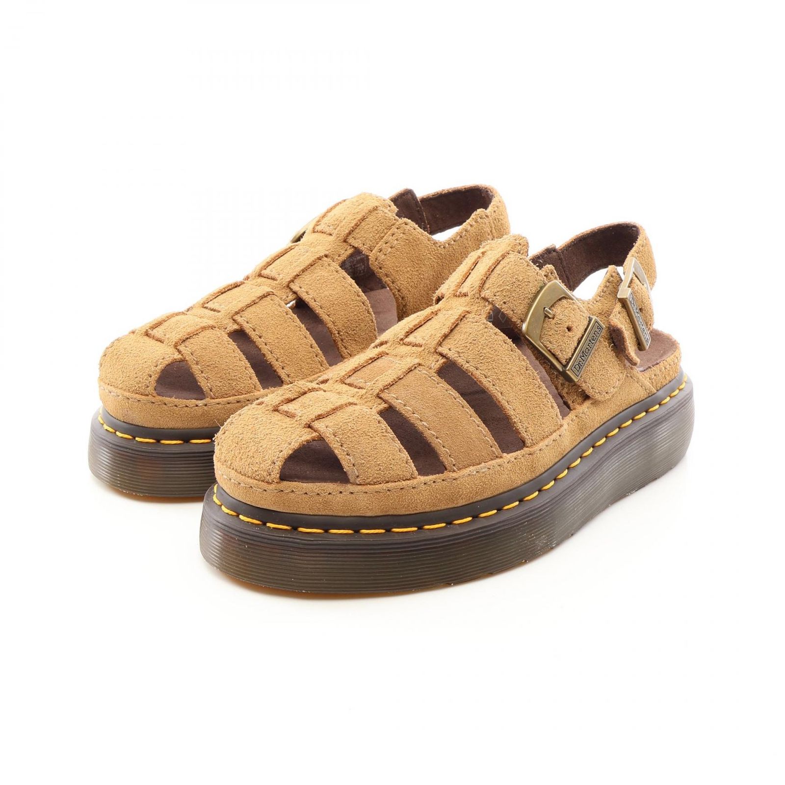 ドクターマーチン Dr.Martens サンダル WRENLIE レンリー フィッシャーマン スウェード サンダル ユニセックス 未使用