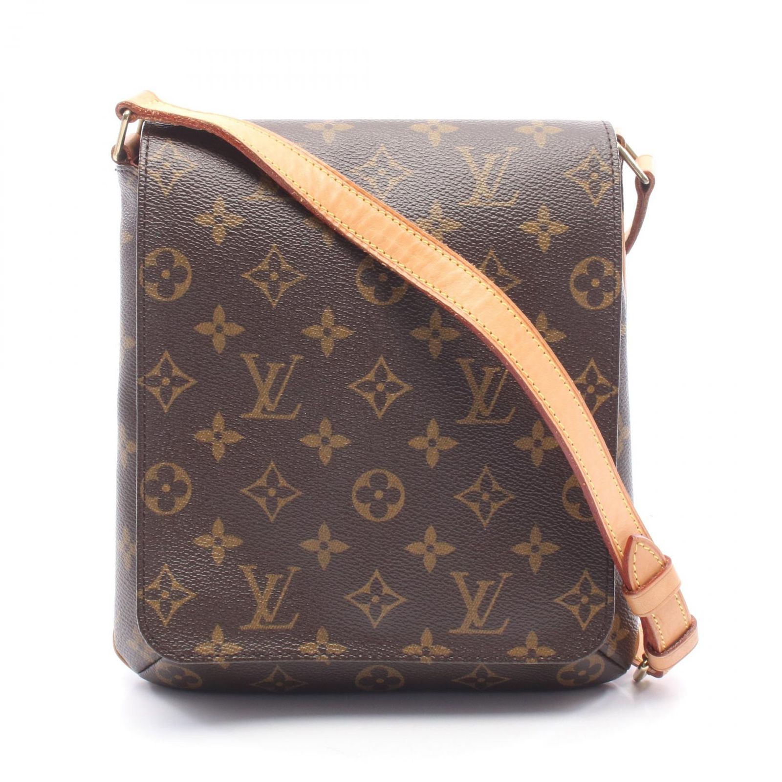 ルイ・ヴィトン LOUIS VUITTON ショルダーバッグ ミュゼットサルサ ロングストラップ モノグラム M51387 PVCコーティングキャンバス レザー ミュゼット・サルサ ロング