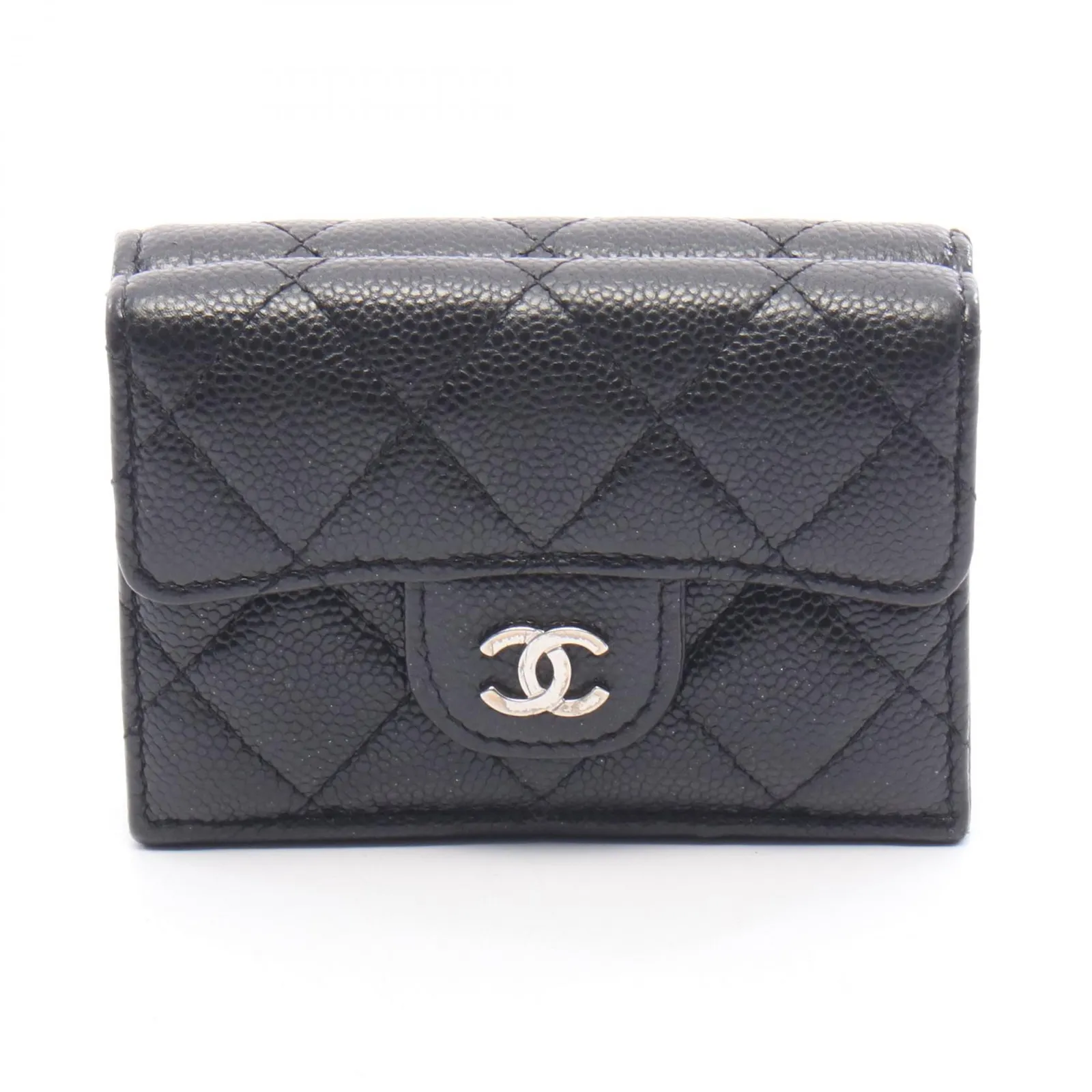 シャネル CHANEL 三つ折り財布 クラシック スモール フラップ 
