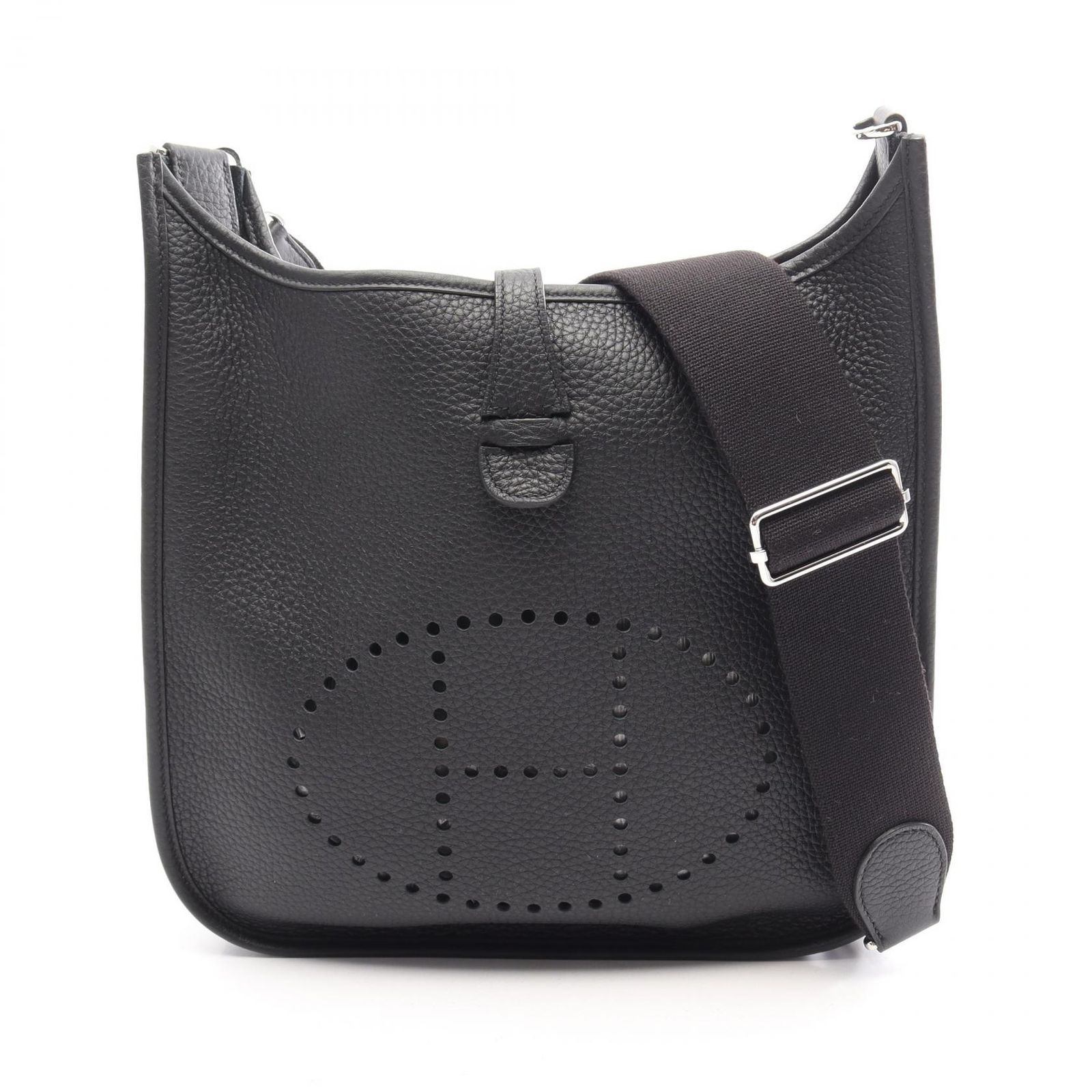 エルメス HERMES ショルダーバッグ エヴリン 3 トロワ PM ブラック レザー エヴリン3PM ブラック レディース Used A