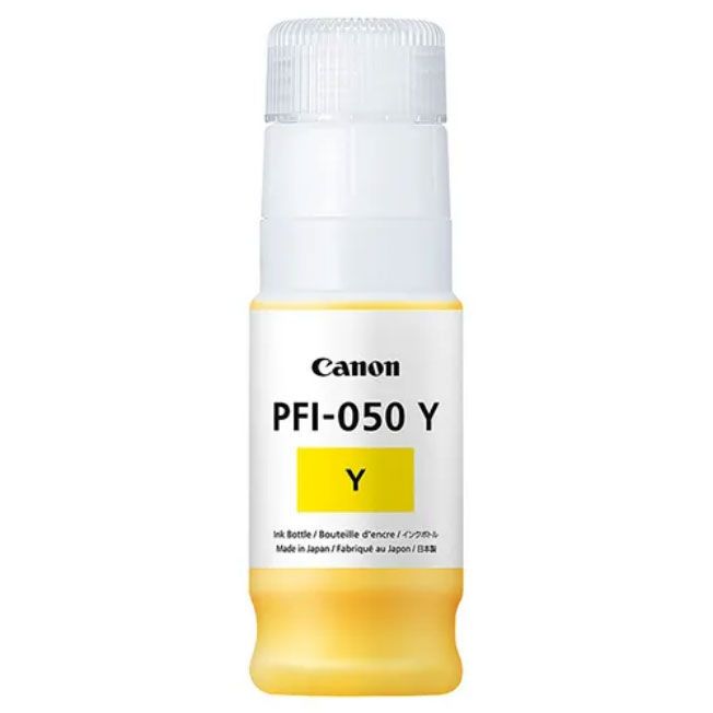（まとめ買い）キヤノン 純正 インクタンク 顔料 イエロー 70mL PFI-050Y 【×3セット】