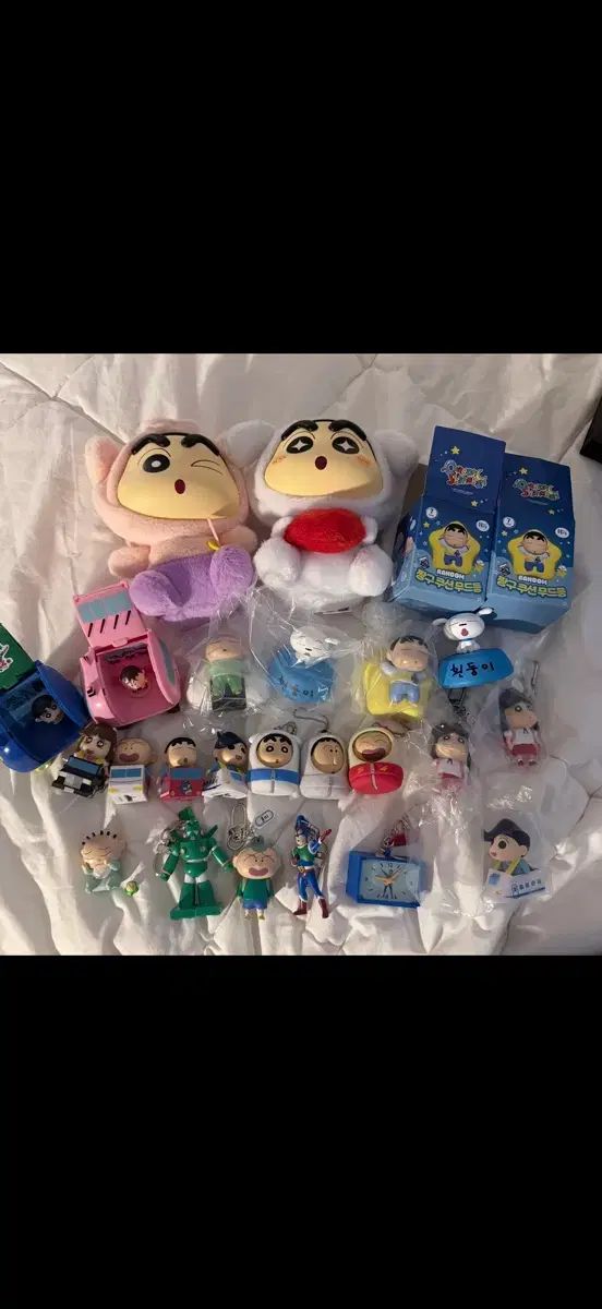 クレヨンしんちゃん ぬいぐるみ キーホルダー フィギュア ムードライト セット