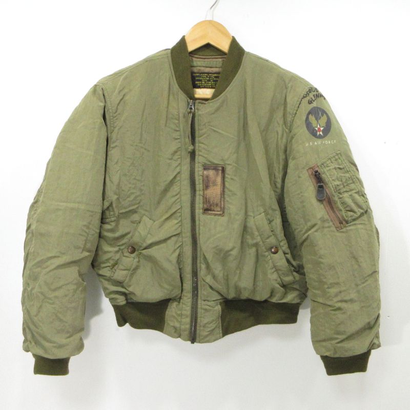 【三重本店】 中古 MILITARY衣料 | ミリタリーイリョウ ミリタリーコート フライトジャケット ミリタリージャケット B-15B B-15B カーキ サイズ：36 【93】 12,638円