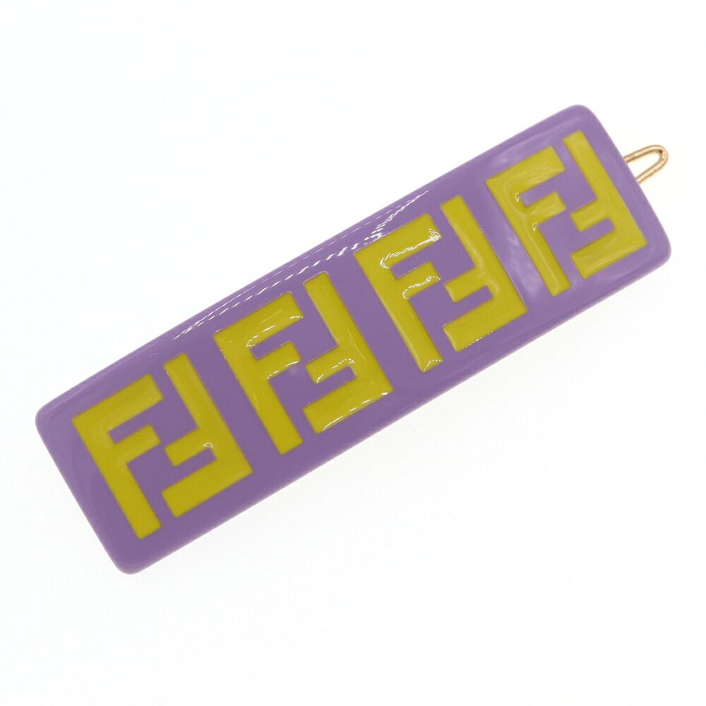 フェンディ ヘアクリップ JFP402 パープル 新品