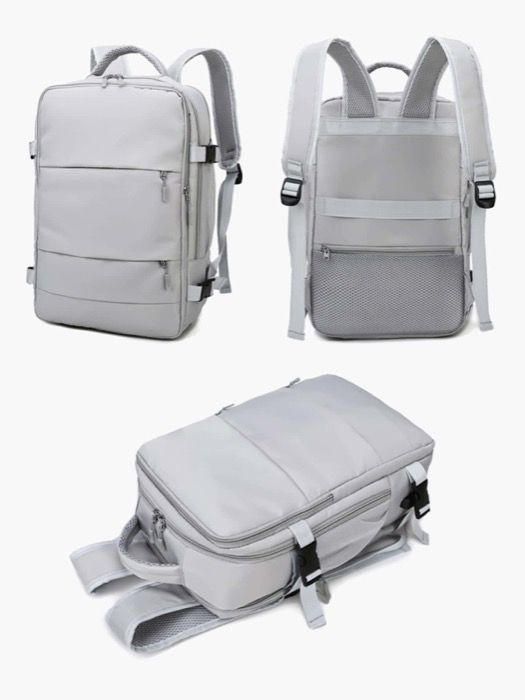 バッグ レディース バックパック リュック リリースバックル装飾機能的なバックパック、ラップトップバックパックビジネストラベルスリム耐久性のあるラップトップバックパック、防水大学学校コンピュータバッグ女性男性用15.6インチのラップトップに適合
