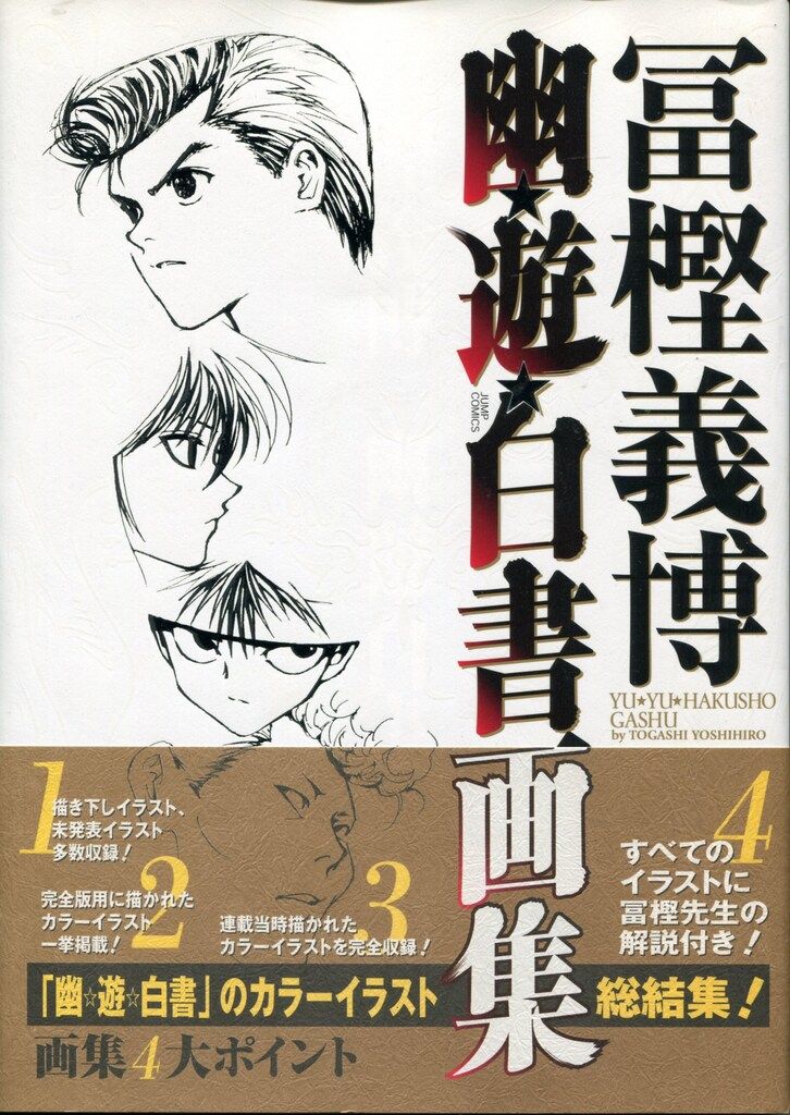 集英社 冨樫義博 幽☆遊☆白書画集 (帯付)
