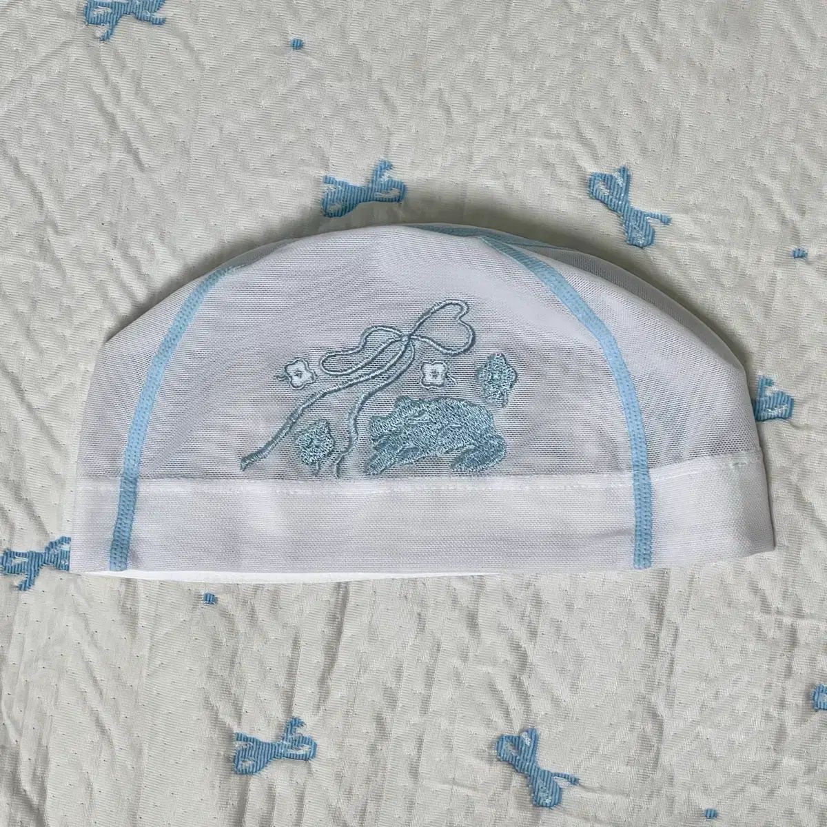 ナイフダイブ 昼寝 スカイ刺繍 メッシュ スイムキャップ ホワイト ＆ JOLYN トロピックラッシュ ギャビン 26