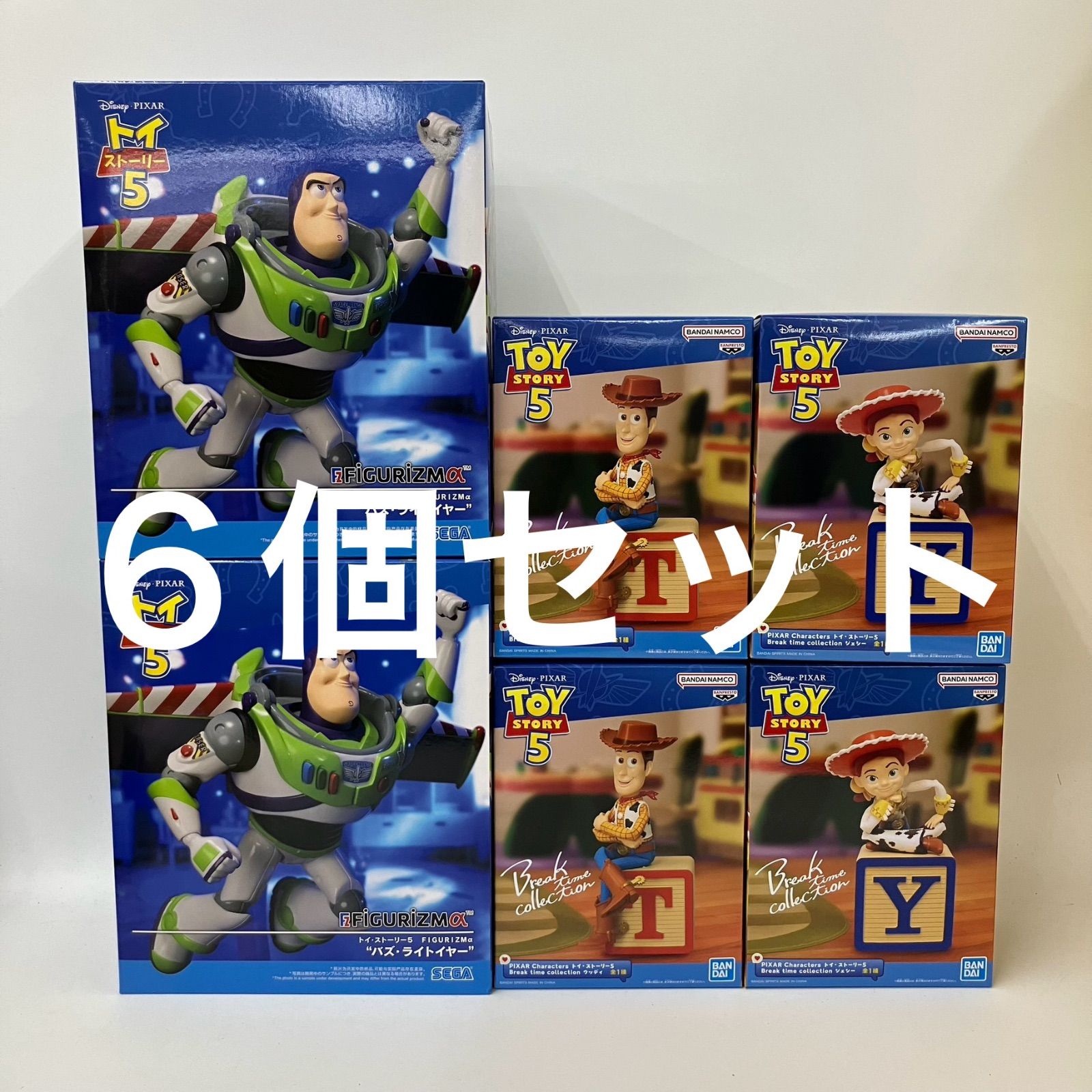 未開封 トイストーリー5 フィギュア バズ・ライトイヤー ウッディ ジェシー 3種 6個セット LF8046 f101 6,929円