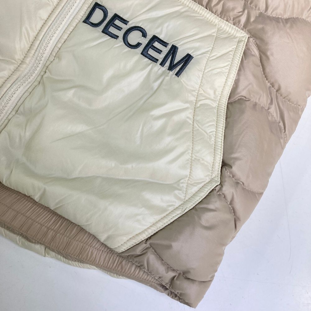 サイズ：M DECEMBERMAY ディセンバーメイ ロゴ刺繍入り フルジップ