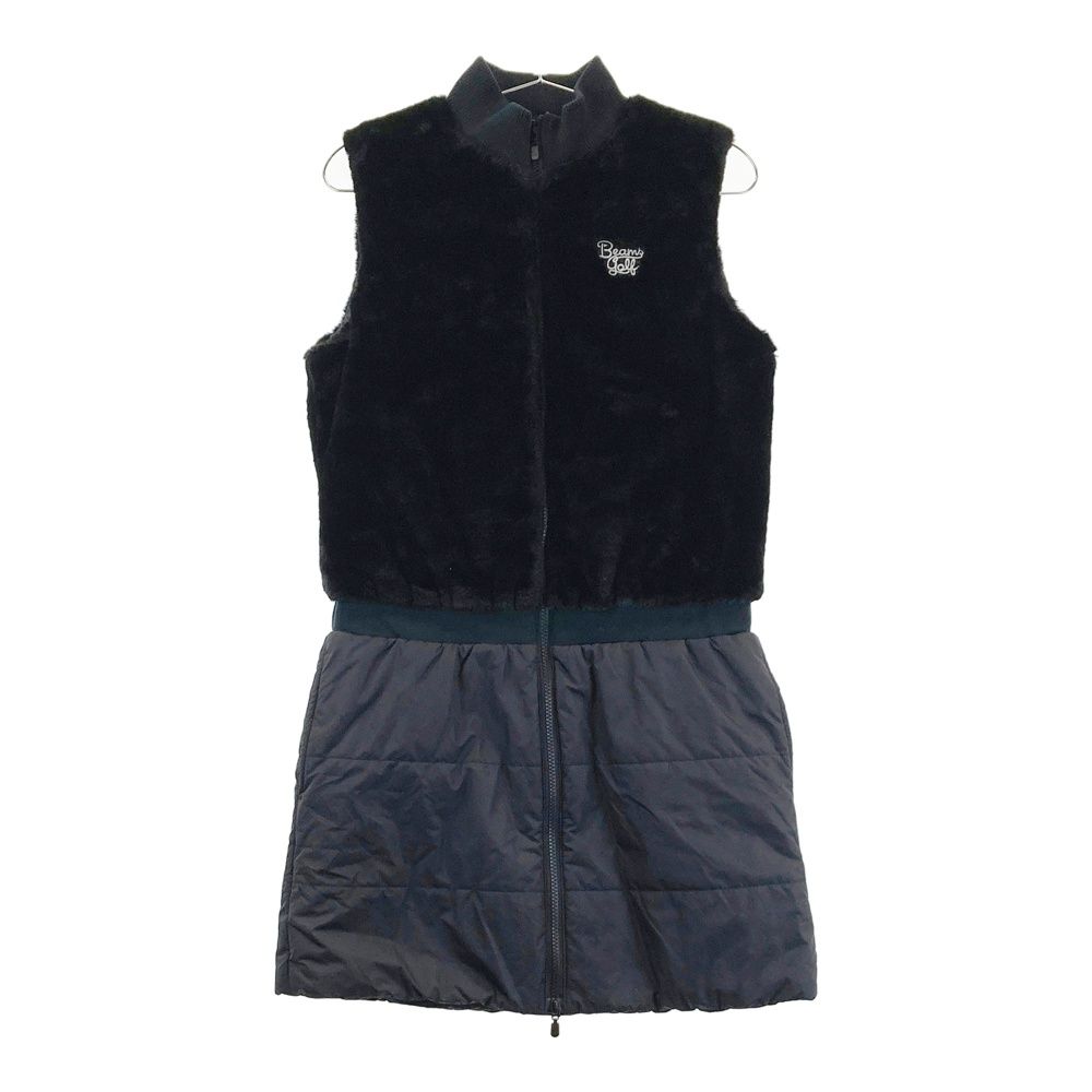BEAMS golf 中綿ワンピース　ブラック サイズ：M BEAMS GOLF ビームスゴルフ 中綿 ワンピース ブラック系