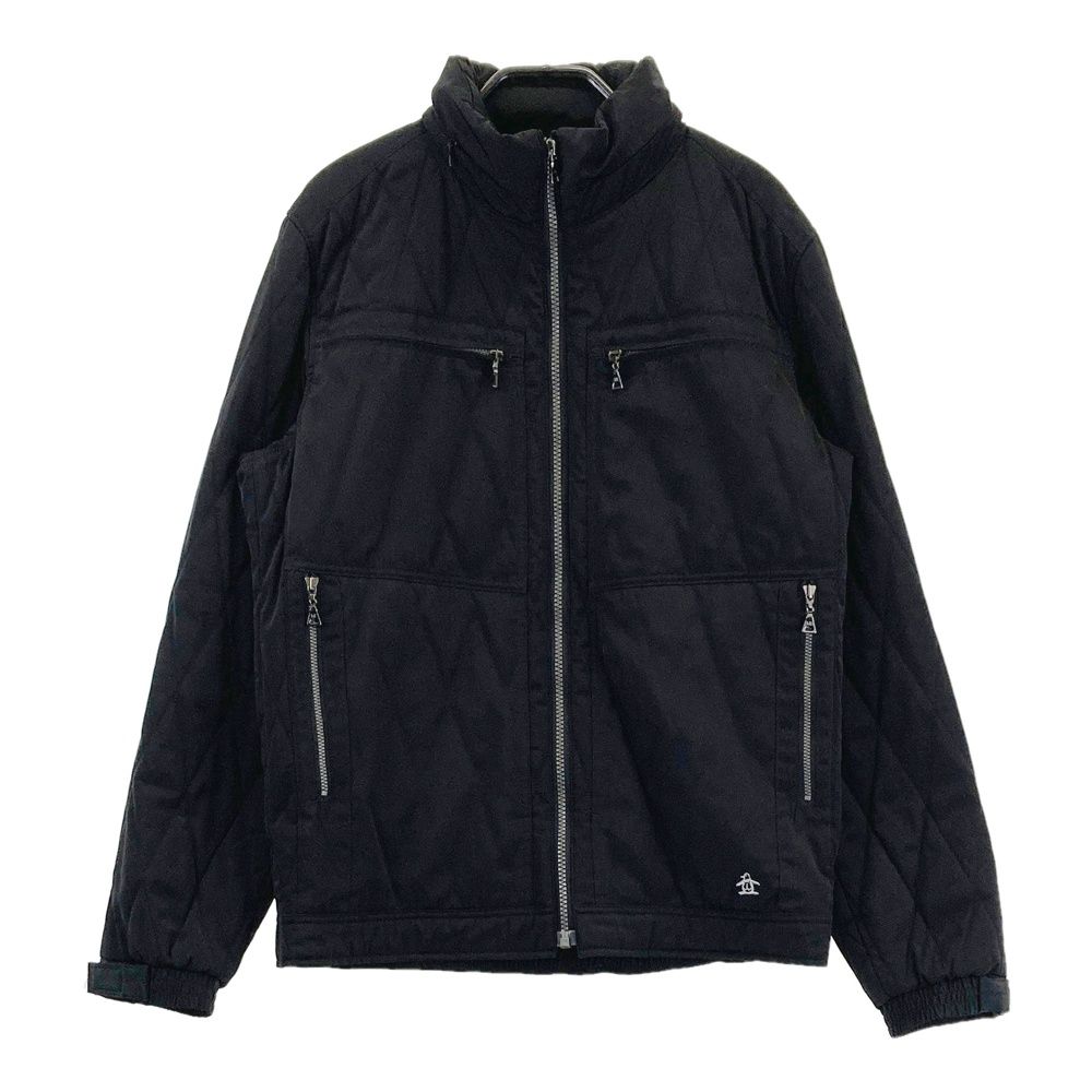 サイズ：M MUNSING WEAR マンシングウェア 中綿ジャケット ブラック系 [240101664903] ゴルフウェア メンズ ストスト