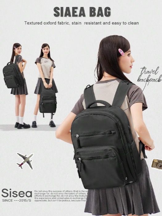 バッグ レディース バックパック リュック 女性用バックパック、おしゃれでな、大容量の通勤用バックパック、軽量でシンプル、手軽なバックパック、新しいカジュアル中学校、高校、大学生バックパック、男性の旅行バックパック、短距離のアウトドア旅行、仕事 10,691円
