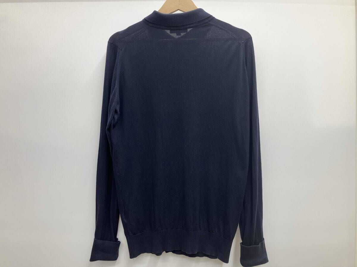 JOHN SMEDLEY ジョンスメドレー カーディガン ネイビー サイズS 【公式