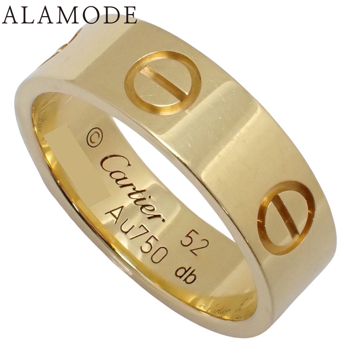 CARTIER(カルティエ) ラブコレクション LOVEリング クラシックモデル B4084600 イエローゴールド K18YG 52 5.9g リング・指輪 ジュエリー アクセサリー ラブリング ゴールド金 41100109705【中古】【アラモード】
